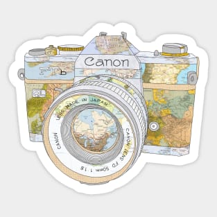 TRAVEL CAN0N Sticker